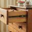 Commode d'entrée Mid-Century en bois massif