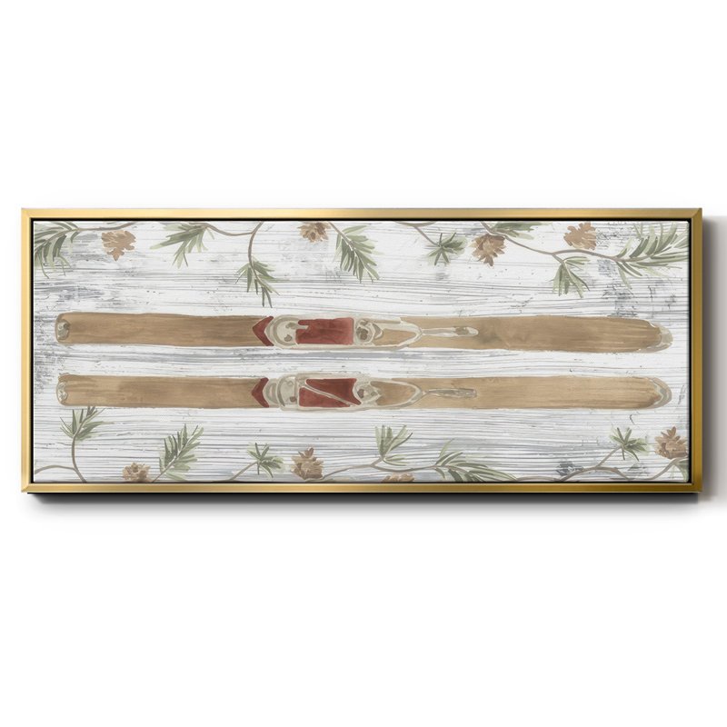 Pinecone Lodge Collection D-, toile encadrée, H 12 po x l 30 po