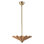 Furrow 16-in Red dimmable LED Pendant