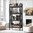 56.30'' Bakers Rack 4-Level Storage Shelves-562478999