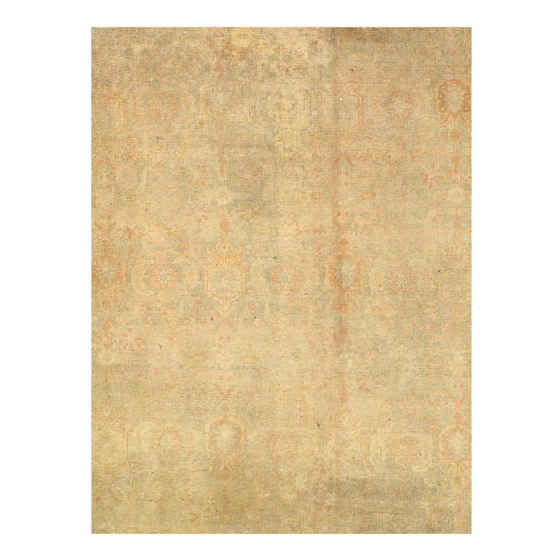 One-of-a-Kind Rectangle 13'11'' X 9'7" Hand Knotted Area Rug