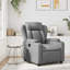  Fauteuil de massage inclinable gris-1755054179