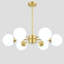 Jativa Gold 6 - Light Sputnik Chandelier