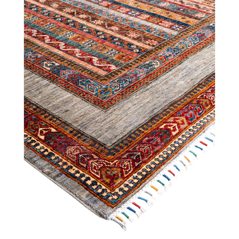 Tribal One-of-a-Kind Rectangle 8'3" X 9'10" Hand Knotted Area Rug