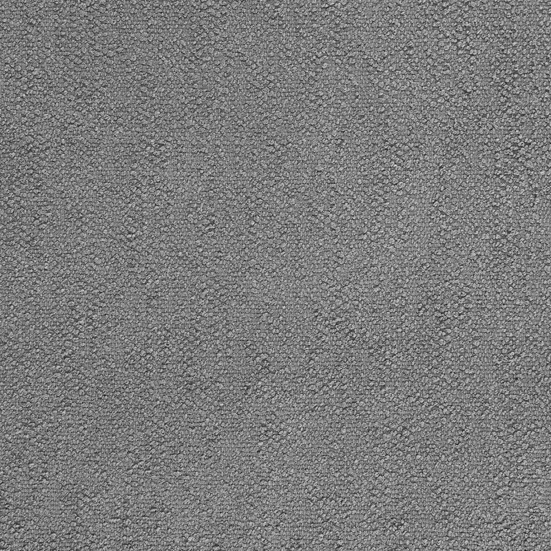 Canapé modulaire rembourré 6 pièces Boucle, Tissu gris