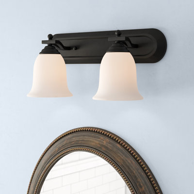 Éclairage pour salle de bain à intensité variable 2 lumières Gerth
