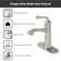 Single-Hole Single-handle Bathroom Faucet with Drain Assembly