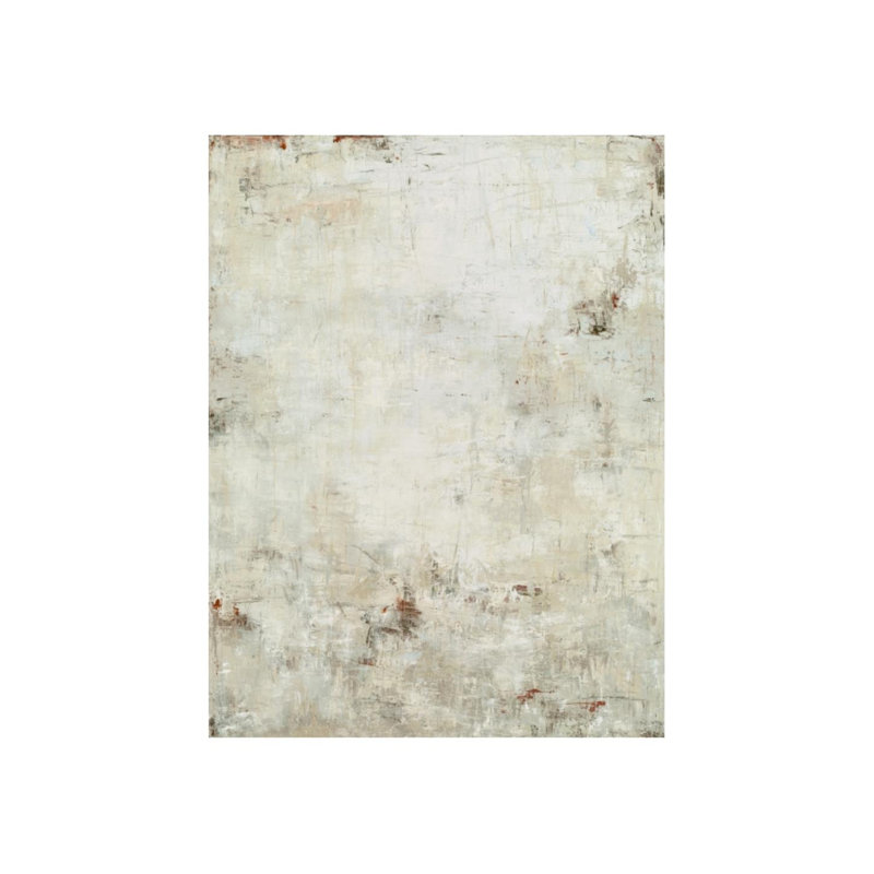 «White Shadow» par Samuel Kane - Peinture, Couche de verre, H 66 po x l 50 po x P 1,5 po