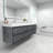 84'' Double Bathroom Vanity with Acrylic Top-1323390679
