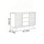 Buffet de rangement moderne en bois massif minimaliste-274772328