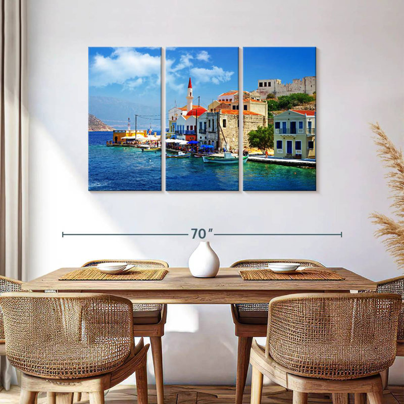 Gillard Kastelorizo Island, 36" H x 57" W