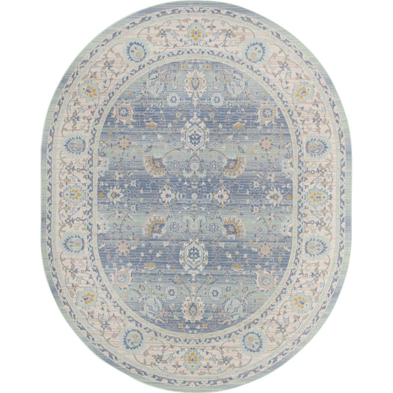 Hillen Oriental Indoor Rug, Oval 7'10" x 10'