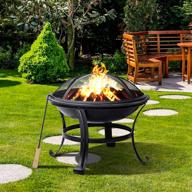 Noelia Round Wood Burning Smokeless Fire Pit