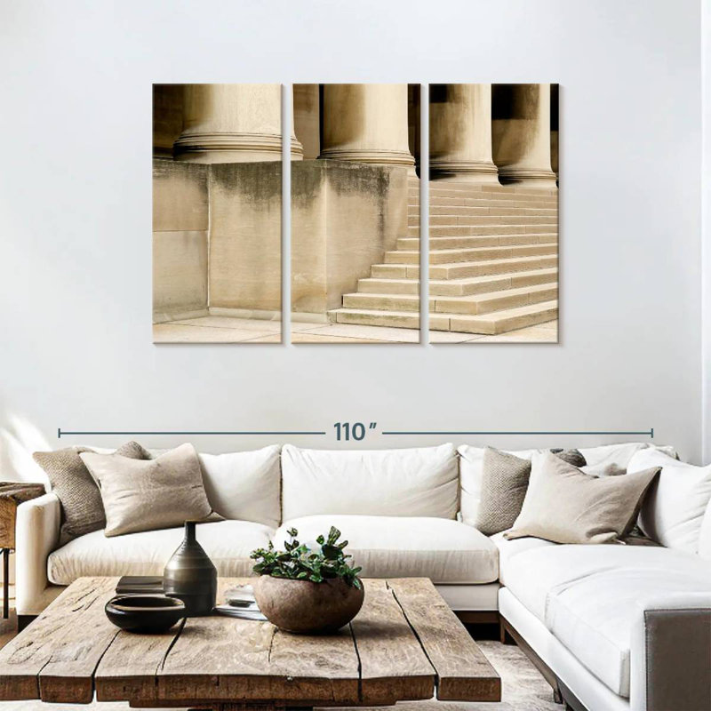 Lilie Columns And Steps, 48" H x 74" W