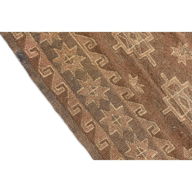 5 Ft Runner Parrett Brown Rug