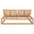 Caldas Double Chaise Lounge - Charcoal-120338485
