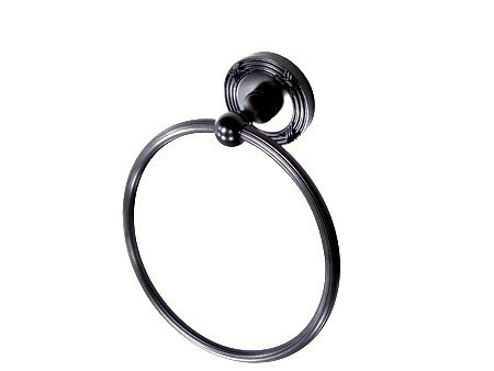 Georgian Wall Mounted Towel Ring, Oil Rubbed Bronze