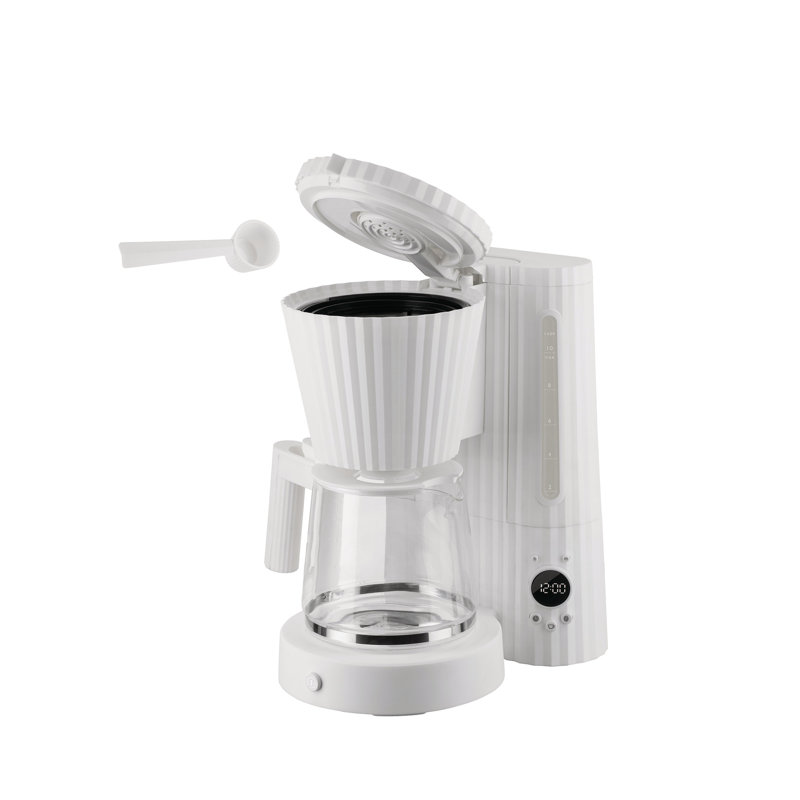 Plissé Drip Coffee Maker Us Plug, White