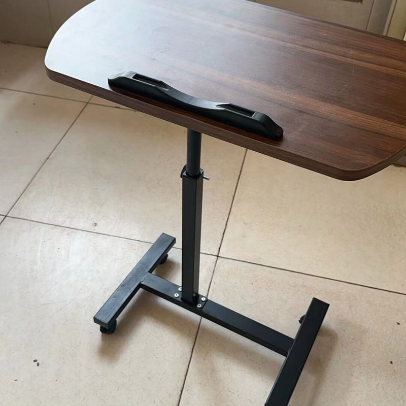 Table à hauteur réglable en forme de C, support pour ordinateur portable