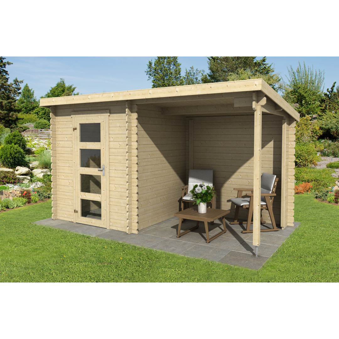 Lasita Jelle 175 - 6 x 6 Ft. Summerhouse With An Undercover Canopy (28mm)