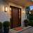 12.25’’ Dimmable Black LED Outdoor Wall Sconce