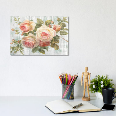 «Vintage Roses» par Danhui Nai - reproduction d'art