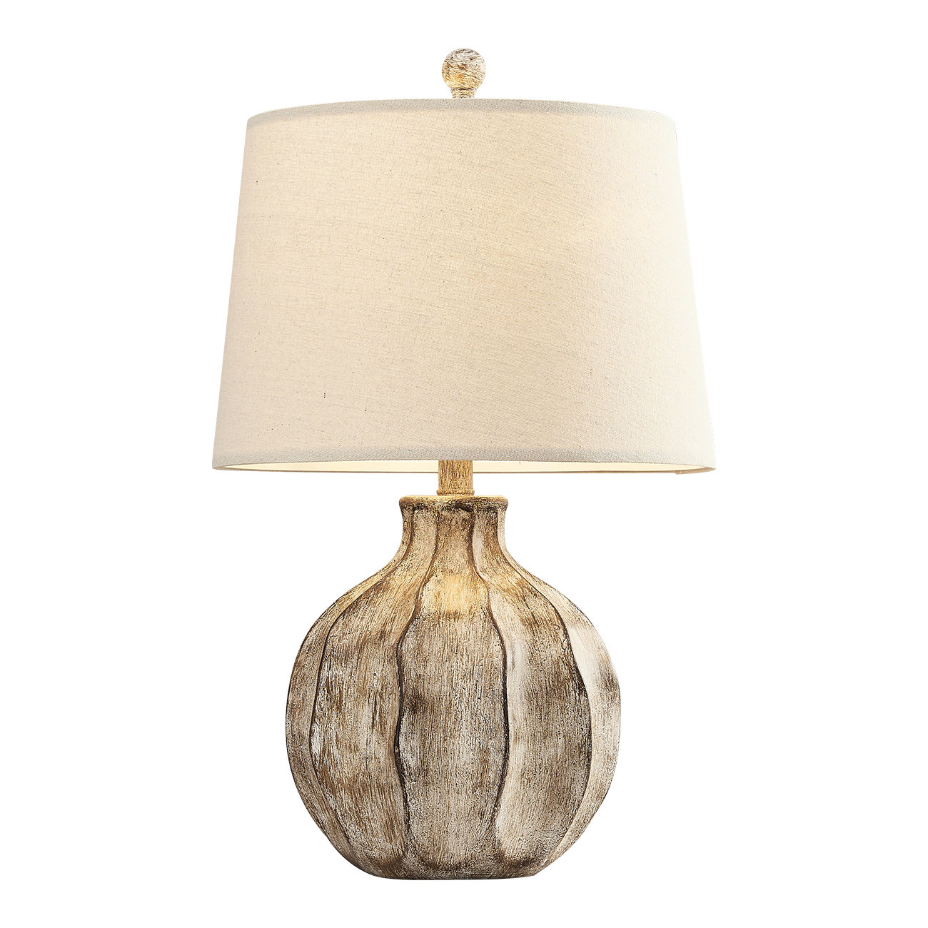 Loon Peak® Farmhouse Rustic Resin Table Lamp| Wayfair