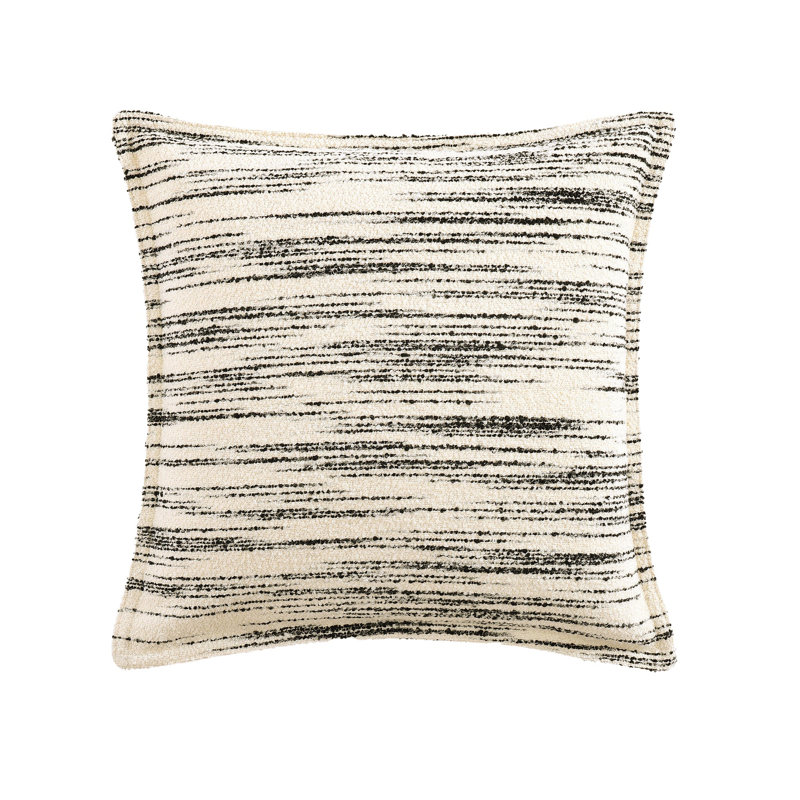 Coussin décoratif blanc Cosmo, Carré 22 po