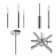 6-Light Modern Candelabra Inspired Chandelier