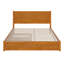 Lit plateforme en bois avec pied de lit et gigogne Aveline-155936806-155936800