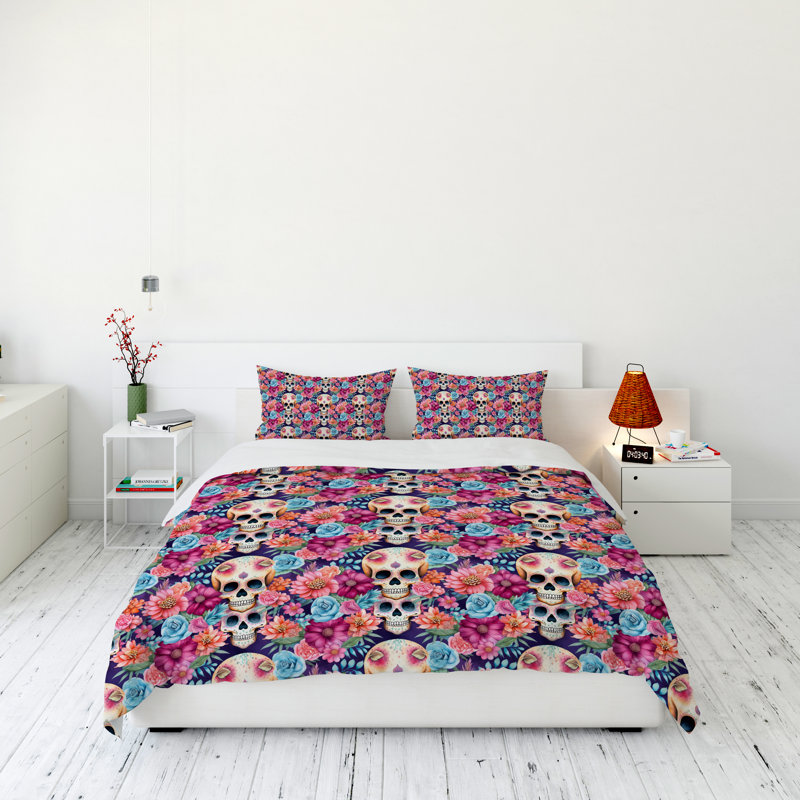 Modern & Contemporary Polyester Duvet Cover, King Duvet Cover + 2 King Shams