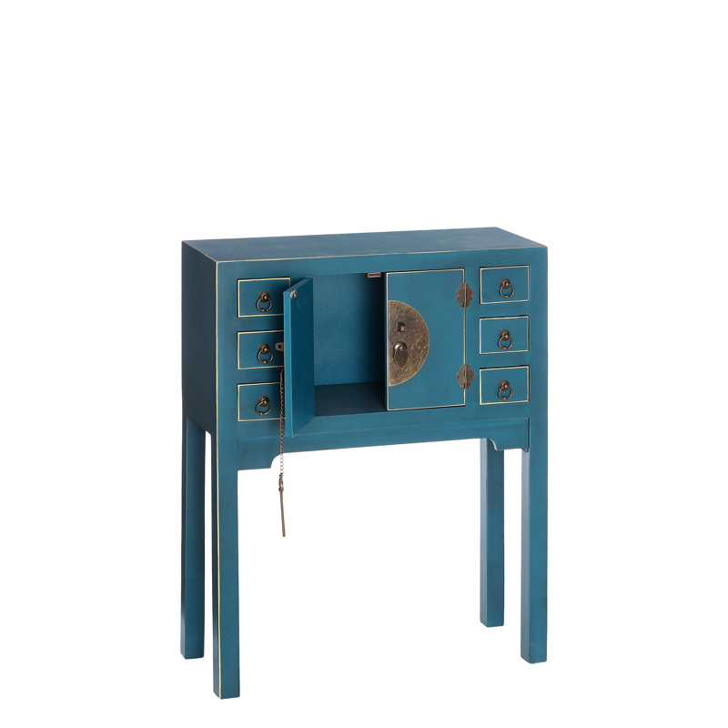 Kilwin 406.45cm Console Table, Blue