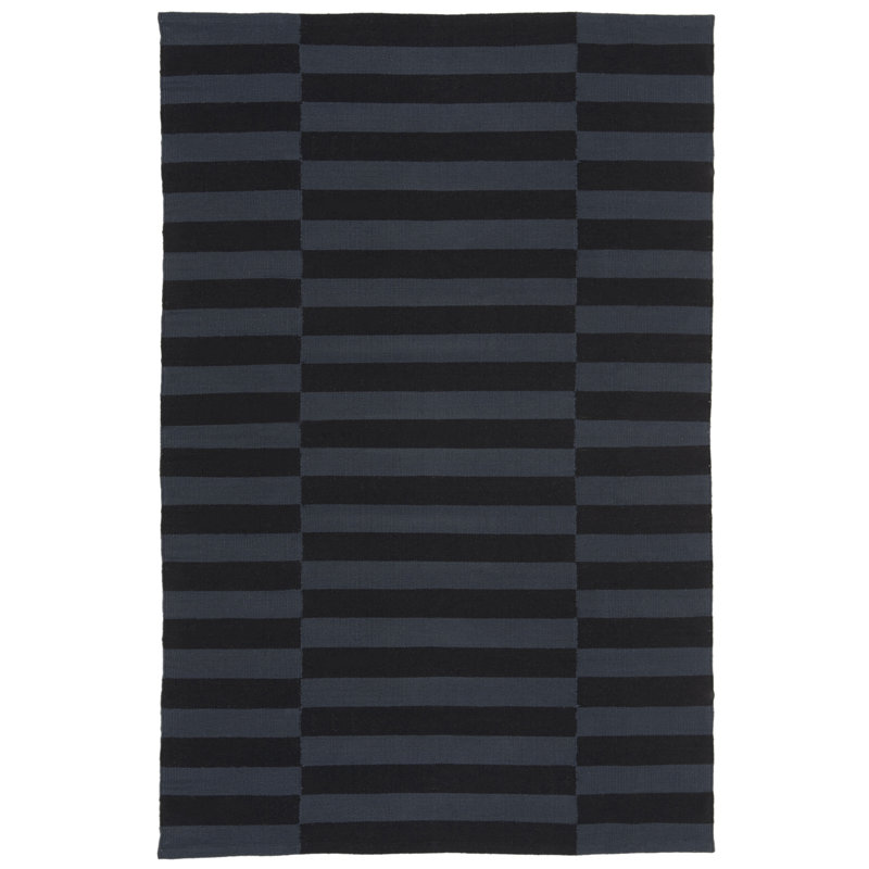 Tapis onyx en coton à tissage plat Lauren Ralph Lauren Ludlow, Rectangle 9 pi x 12 pi
