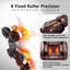 Fauteuil de massage inclinable chauffant en similicuir-323134349