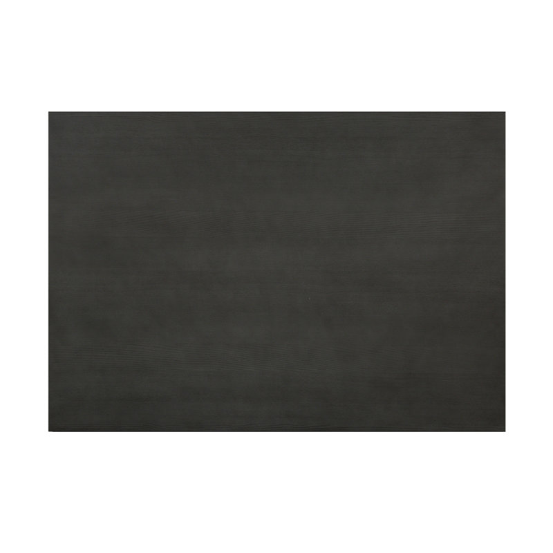 Rectangular Wooden Counter Height Table With Trestle Base In Gray