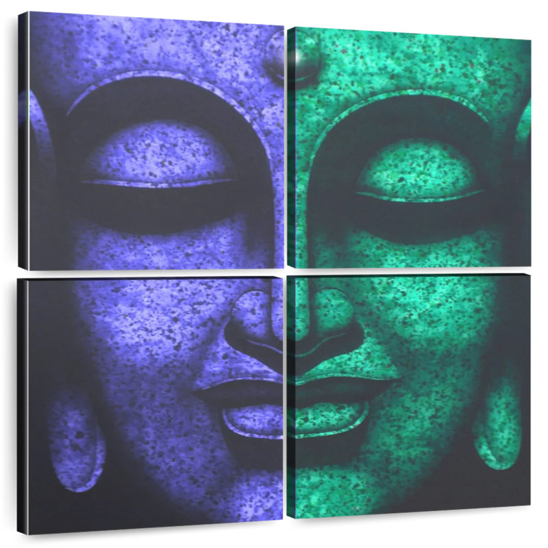 Leisha Sublime Buddha Face, 18" H x 18" W