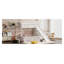 Lit superposé simple au-dessus de double avec glissière et escalier de rangement, mobilier de chambre d'enfant en bois de pin blanc