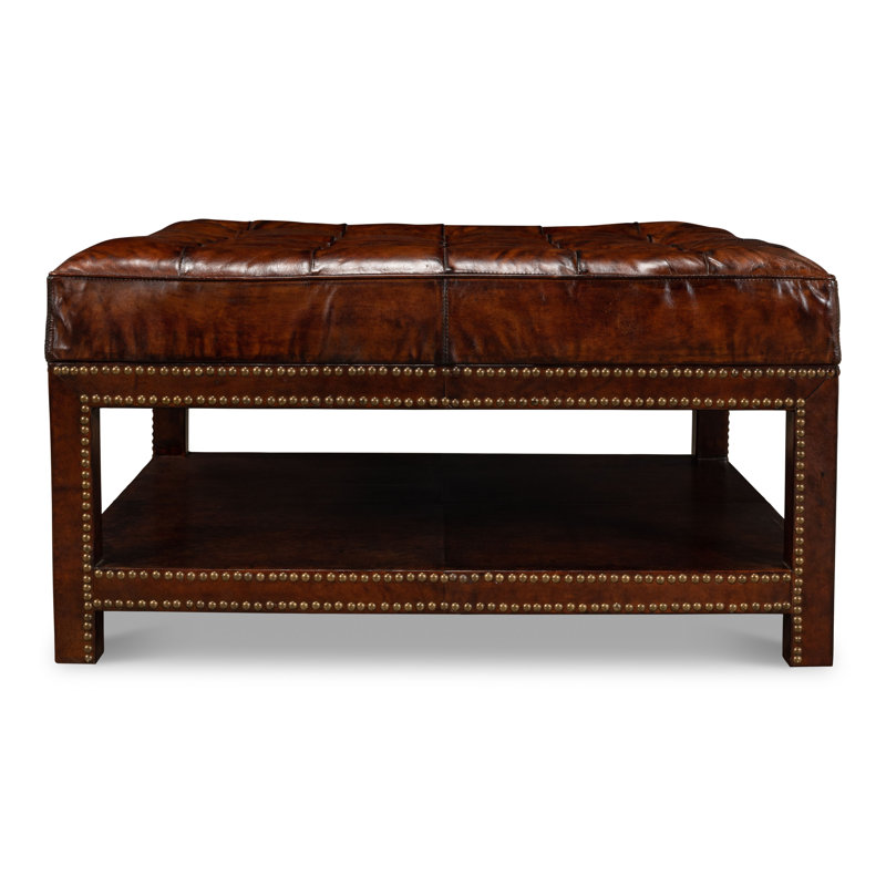 Vintage Square Ottoman