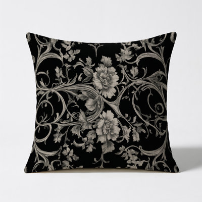 Obsidian Twist Indoor And Outdoor Pillow