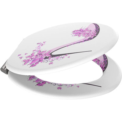 Elongated Toilet Seat and Lid