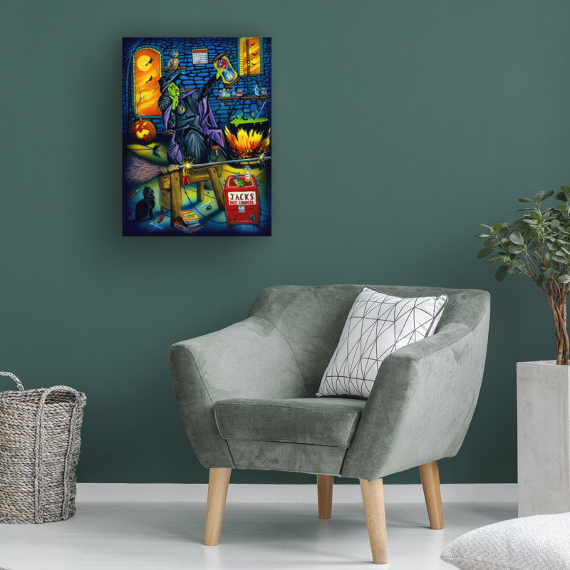 Art sur toile, bolognaise Robert Andrea, H 19 po x l 14 po