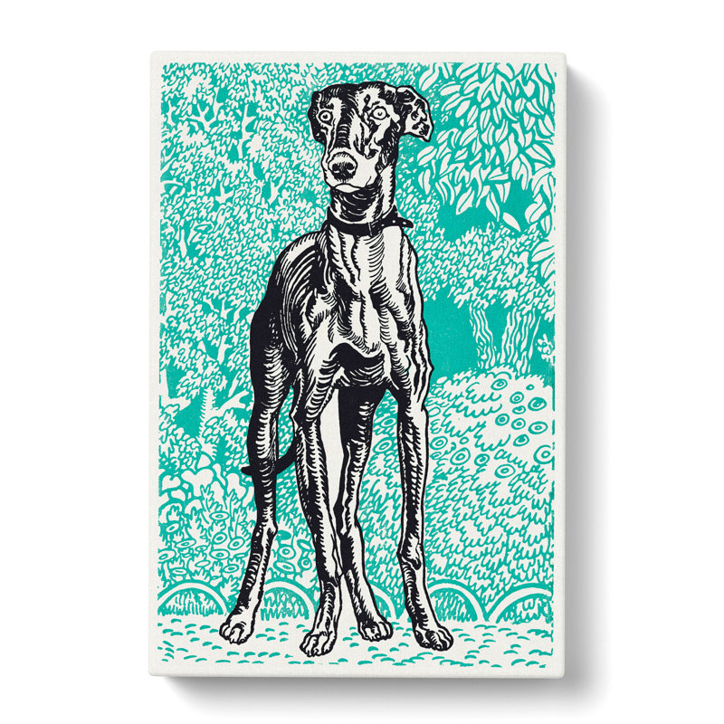 Greyhound Vol.3 by Moriz Jung - Wrapped Canvas, 76cm H x 50cm W x 3cm D