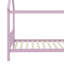 Lit simple de style maison avec tête et pied de lit-1890436067