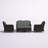 Aighan 6 - Person Patio Conversation Set with Cushions-1662675088