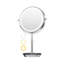Round Freestanding Makeup / Shaving Mirror