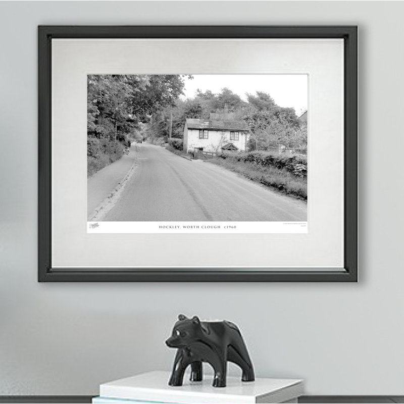 Hockley, Worth Clough C1960 - Single Picture Frame Print, 45cm H x 60cm W x 2.3cm D