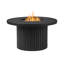 Real Flame Calvin 44" Round Metal Propane Fire Pit Table With Hidden Tank-262241581