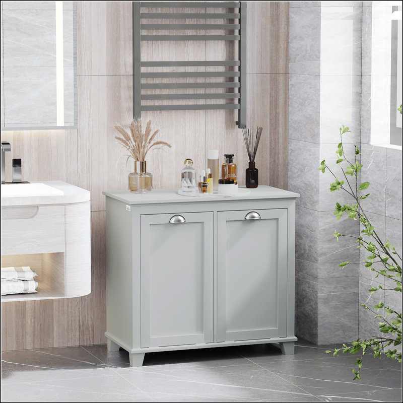 Tilt-Out Laundry Sorter Cabinet