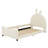 Upholstered Daybed With Rabbit Ear Shaped Headboard-2085556612
