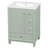 24" Green Freestanding Bathroom Vanity With Sink And Drawers, Modern MDF And Solid Wood Base Cabinet For Small Bathrooms